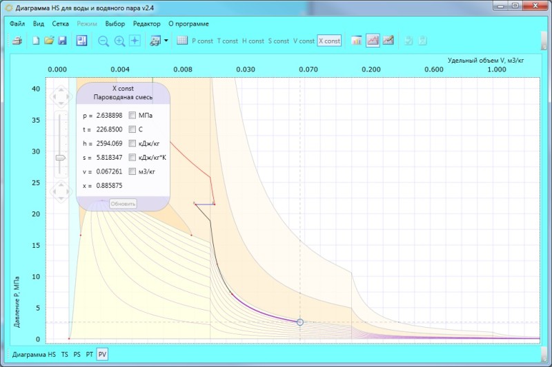 Онлайн hs диаграмма водяного пара онлайн калькулятор